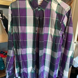 Express Flannel Button Up Shirt